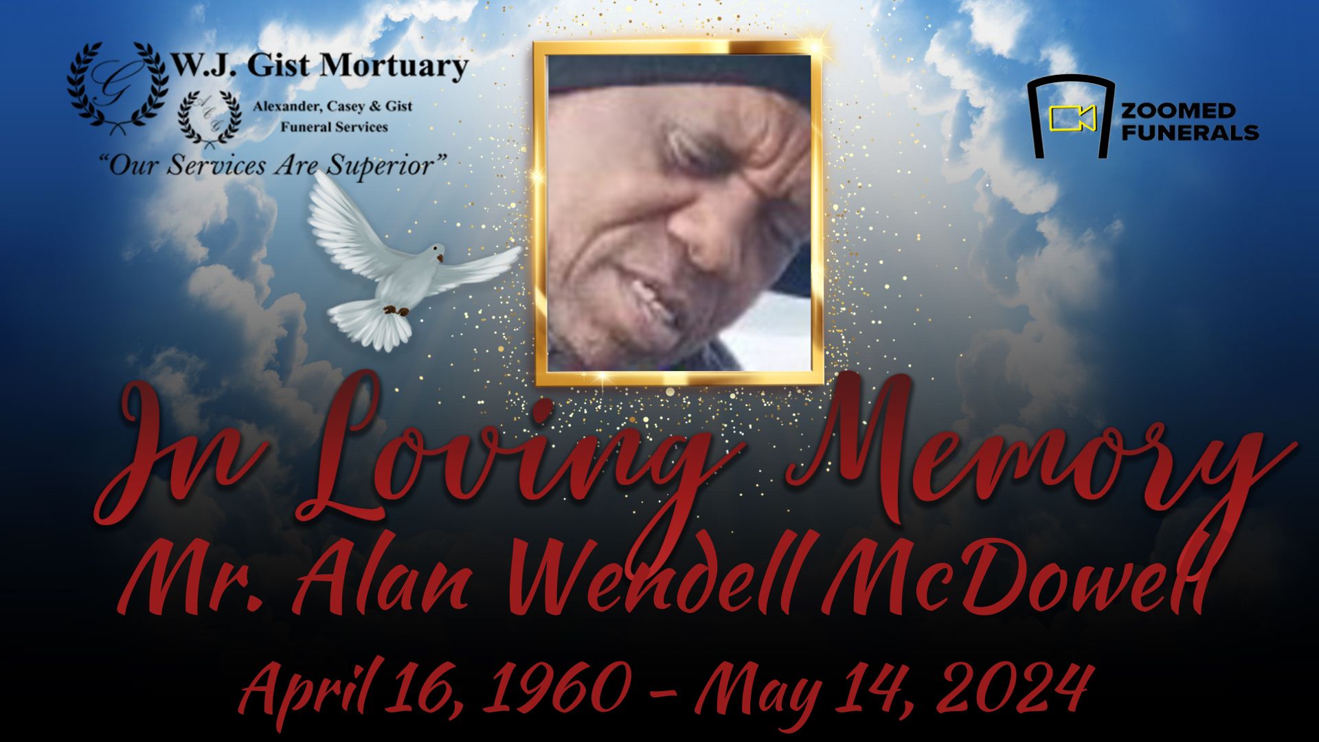 Graveside service for Alan Wendell McDowell